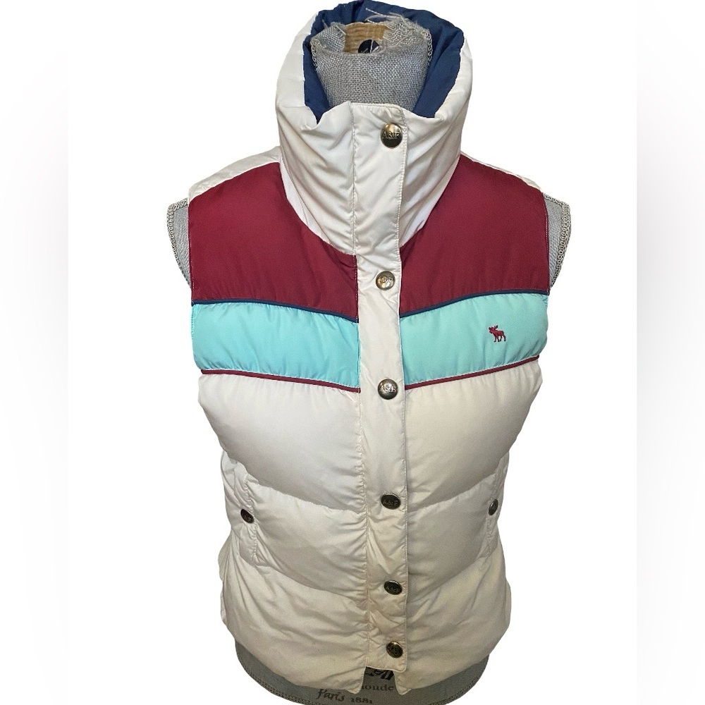 Vintage Abercrombie and Fitch puffer vest size Medium Y2K